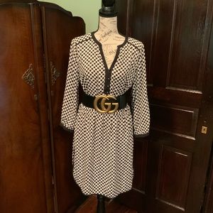 ❤️ Banana Republic ❤️ Black and white dress